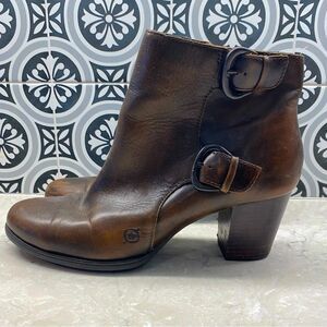 BORN Ondine Ankle Boots Burnished Cognac